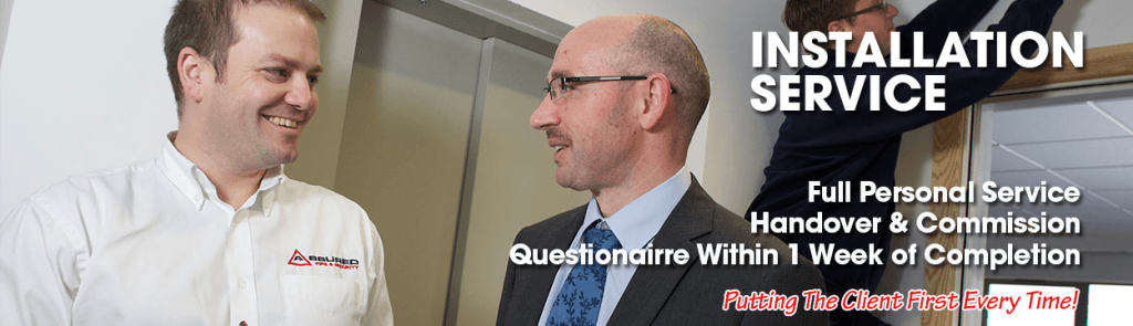 Installation service slider